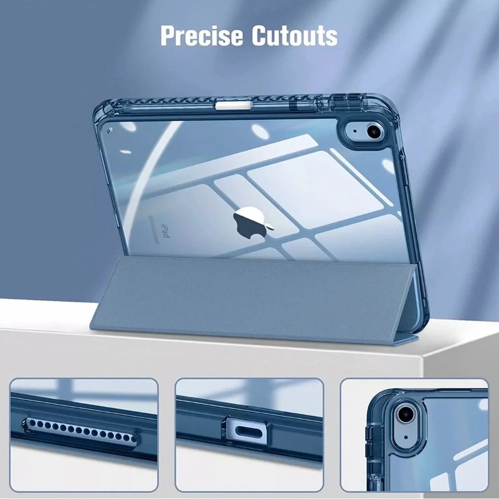 Hybrid Slim Case For IPad 10th Generation Color Blue
